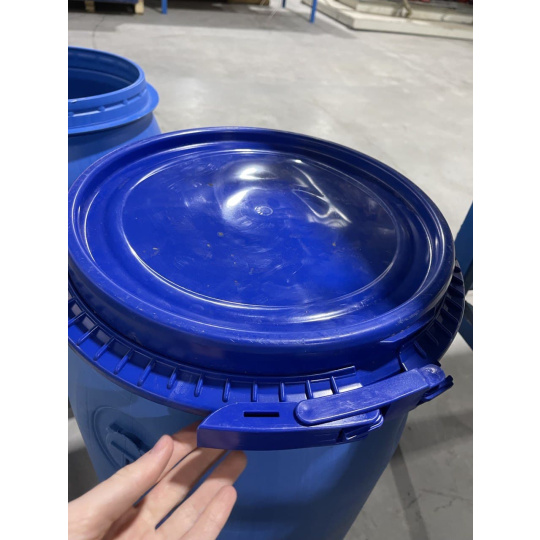 Beczka plastikowa spożywcza, z deklem, 100 l, BP100D - zdjęcie 9