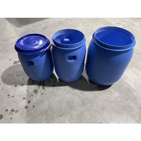 Beczka plastikowa spożywcza, z deklem, 100 l, BP100D - zdjęcie 11