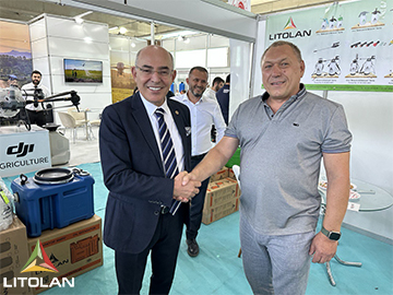 Литолан на выставке в Турции